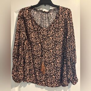Leopard Print Women's Top